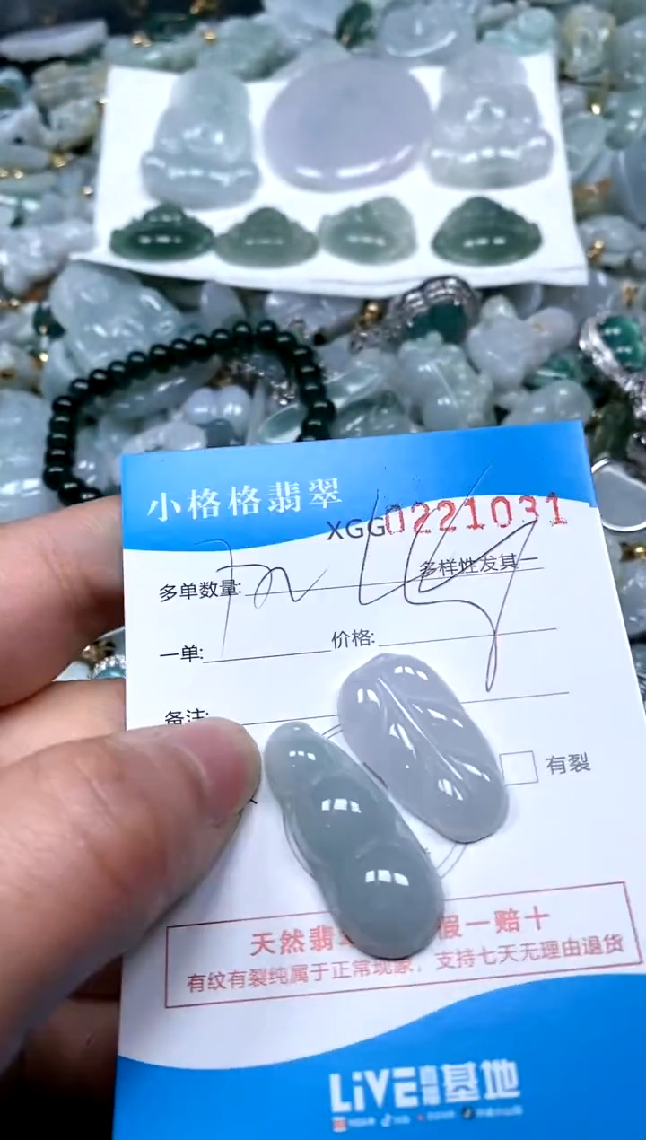 【闪购商品】翡翠颈饰未镶嵌闪购商品0221031