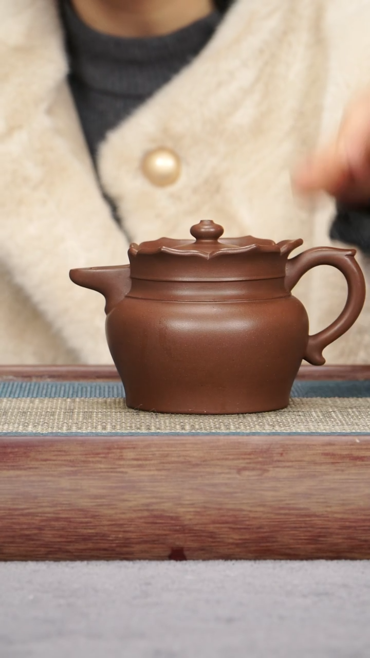 【闪购商品】紫砂茶壶底槽青 僧帽