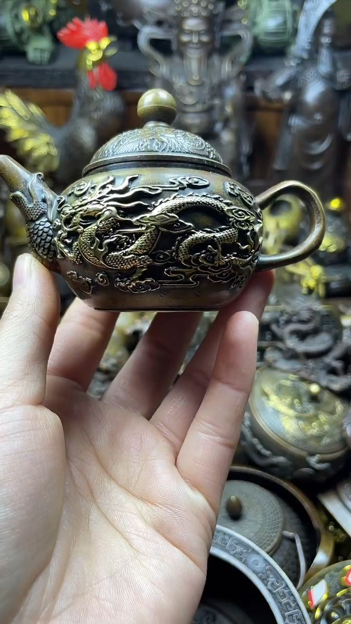 闪购链接，点击下单，有运费险，铜摆件