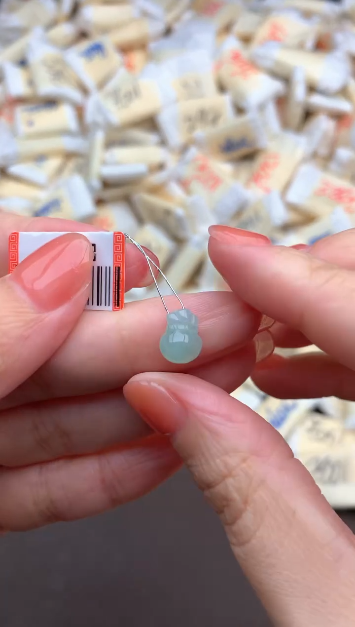 【闪购商品】翡翠挂件银S925镶嵌一5