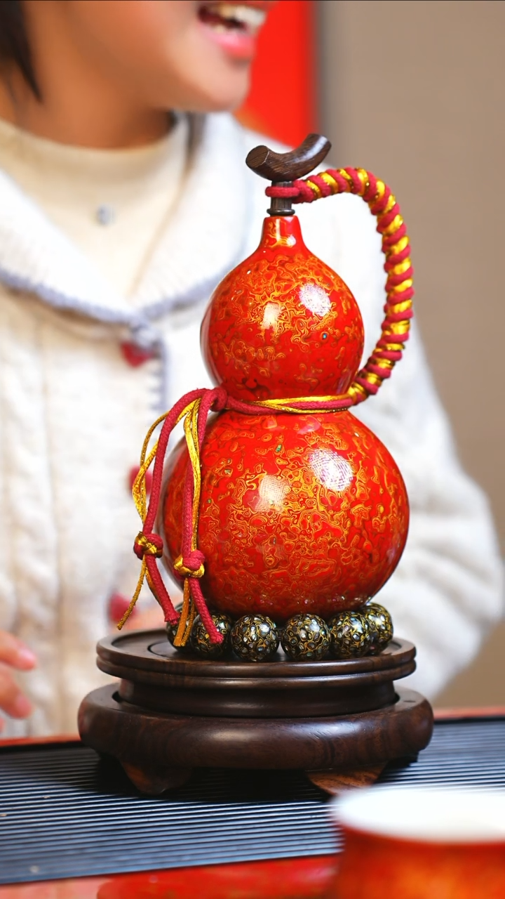 【闪购商品】JR125大师姐臻选非遗大漆酒葫芦