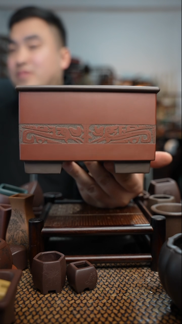 【闪购商品】紫砂花盆長木軒精品紫砂