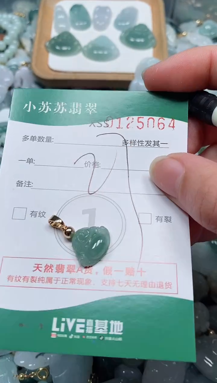 【闪购商品】翡翠颈饰未镶嵌闪购商品0125064