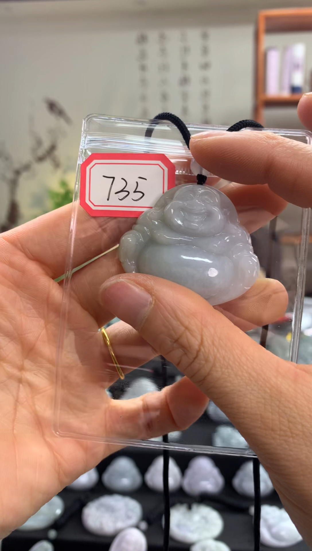 【闪购商品】翡翠颈饰未镶嵌佛公735