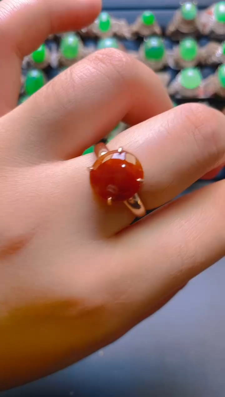 【闪购商品】翡翠耳饰银S925镶嵌天然A货翡翠1