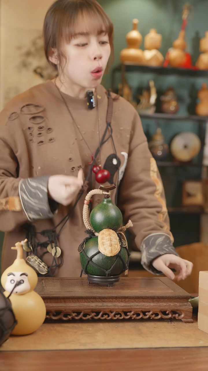 【闪购商品】308号精品天然大漆工艺防渗内胆酒葫芦~