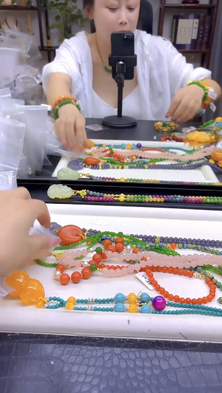 未镶嵌手链黄晶DIY款S736