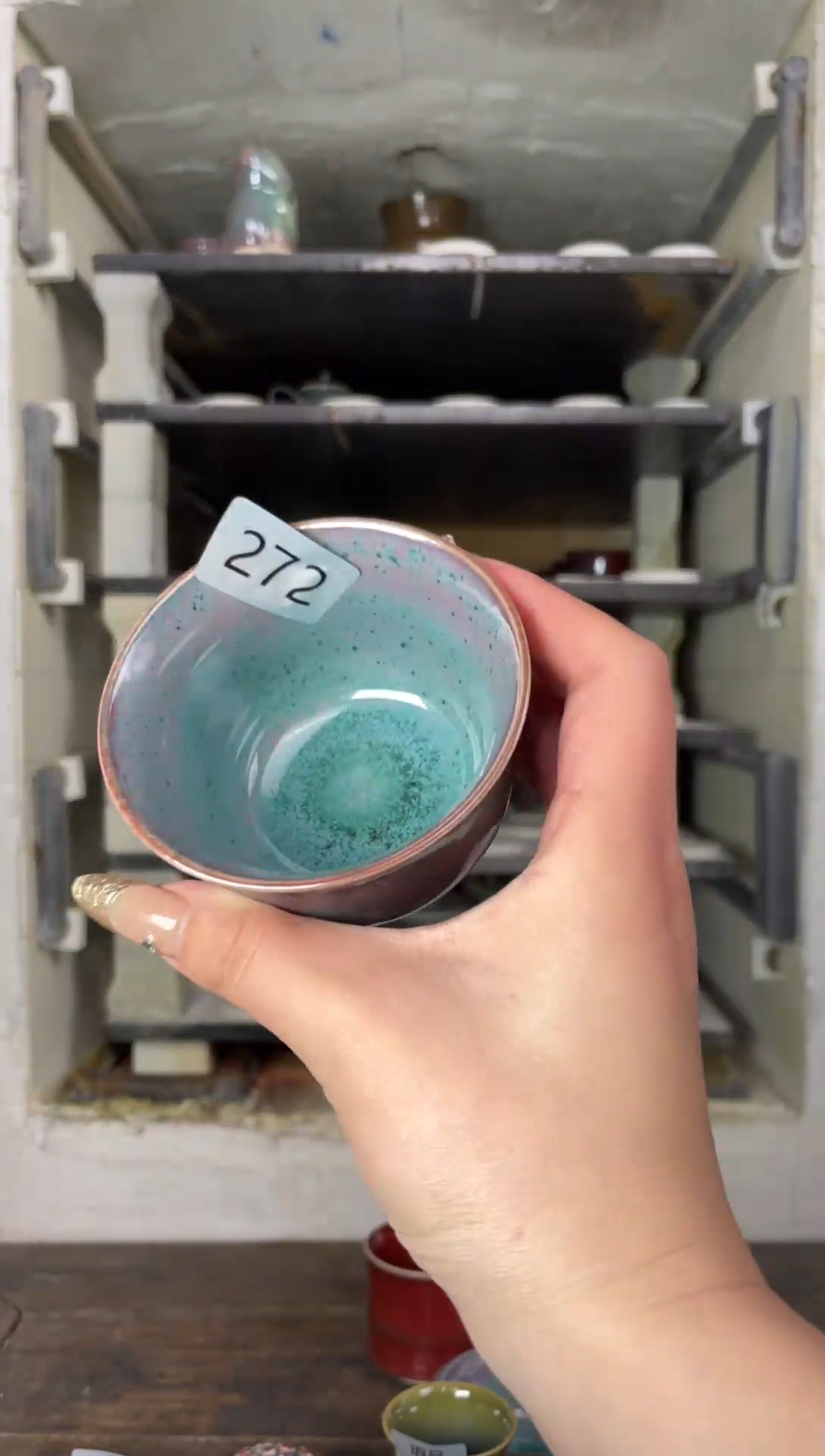 【闪购商品】摆件钧瓷手工茶器窑变