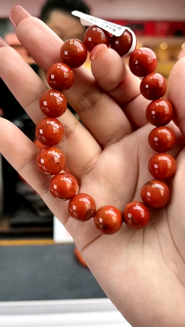 【闪购商品】南红玛瑙卡12南红瓦西单圈未镶嵌一件32