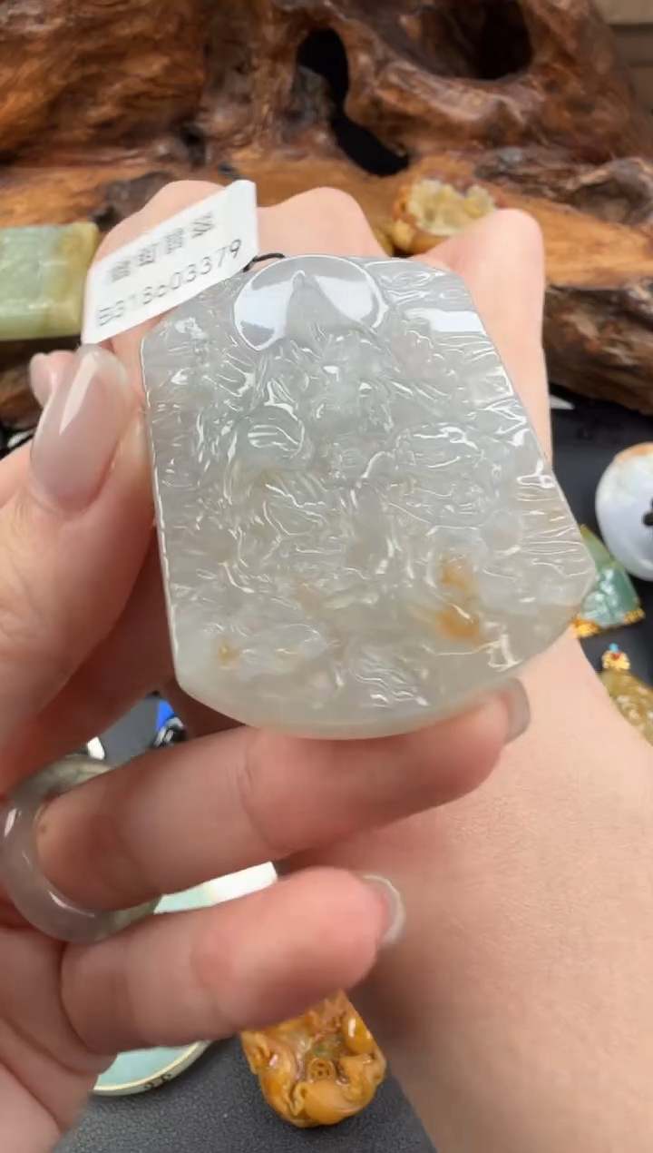 吊坠(不含链)未镶嵌翡翠翡翠饰品-232
