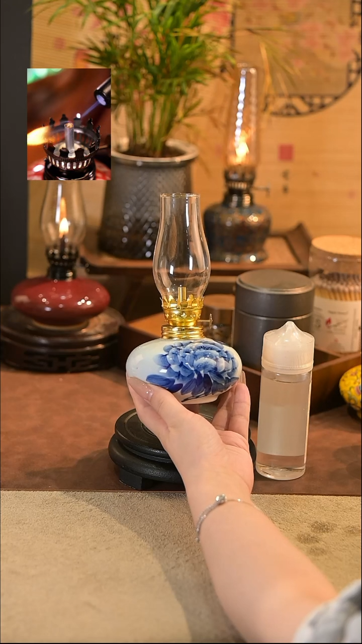 景德镇陶瓷香薰灯摆件