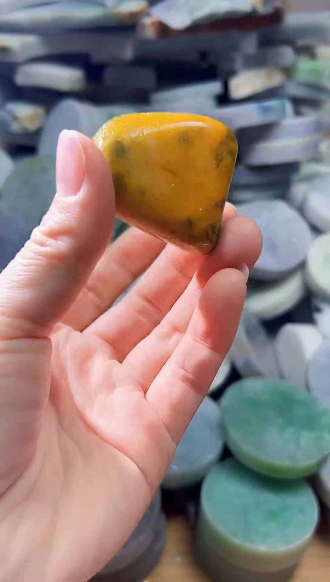 裸石翡翠天然翡翠A货余 南 521