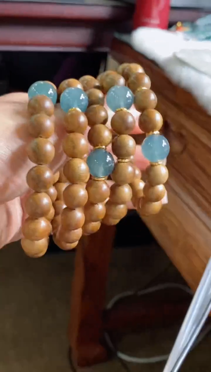 未镶嵌定制翡翠卡十二圆珠串好（多样性发其一）