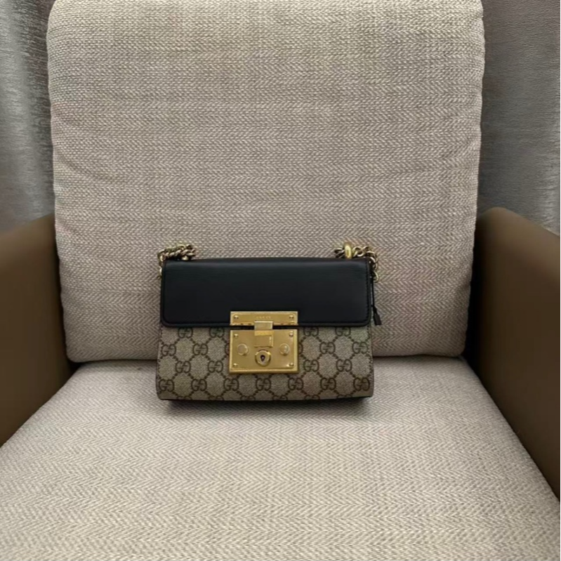 95新 GUCCI/古驰 乱乱子中古/女士/单肩包/120252