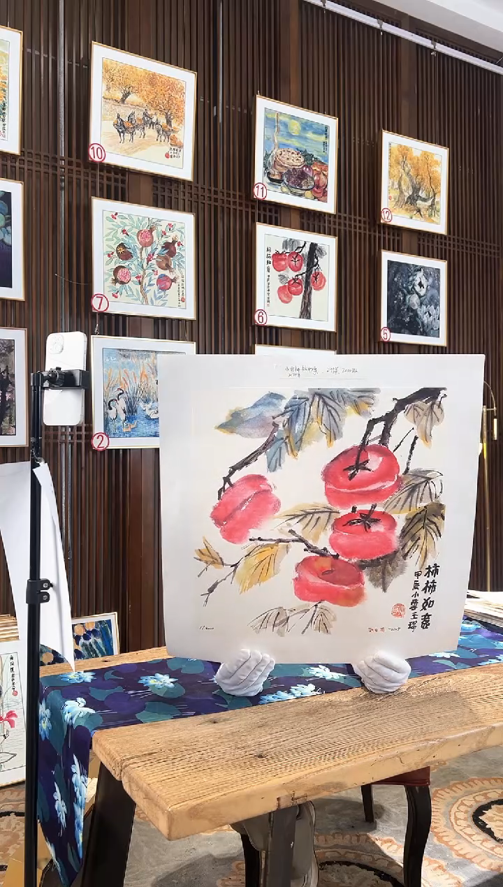 版画耿玉琨名章限量版画S