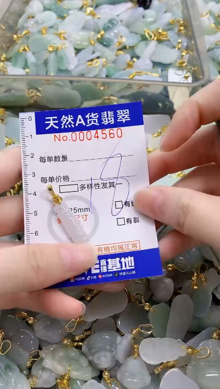 颈饰未镶嵌翡翠天然A货翡翠