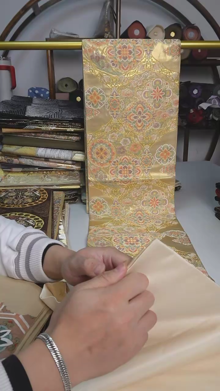 【闪购商品】织绣60西阵织六通宝相花