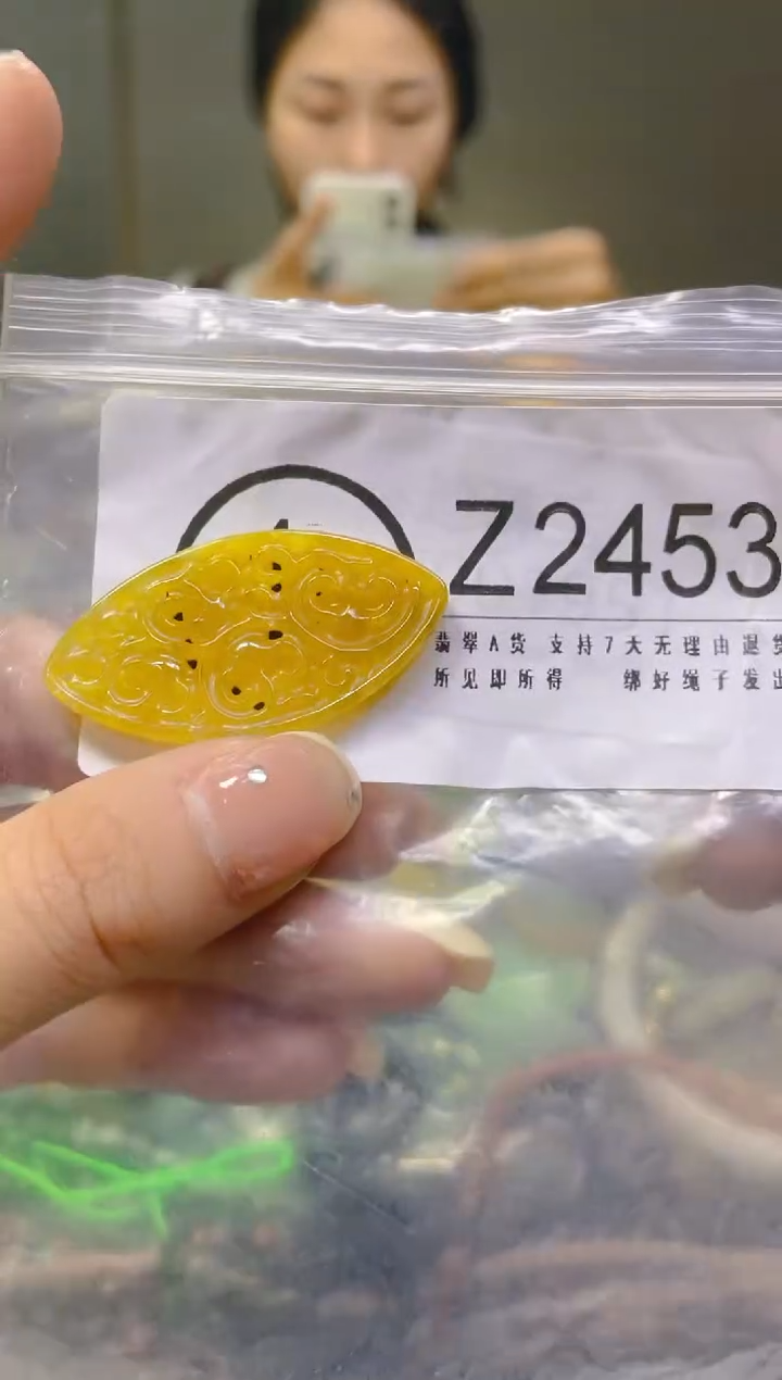 翡翠未镶嵌颈饰/Z/翡翠A货一图一物