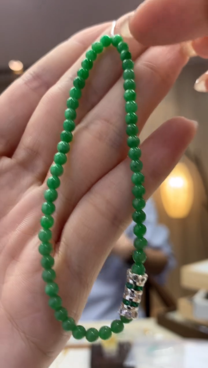 未镶嵌手串翡翠手串