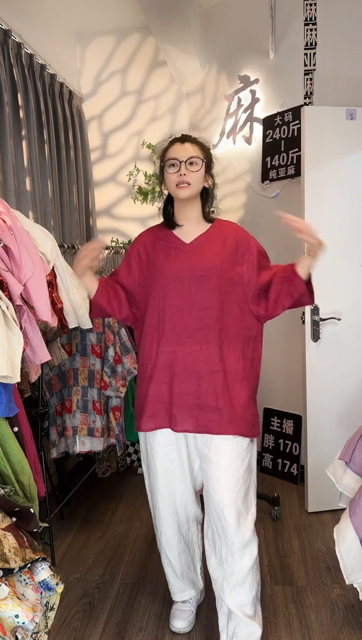 亚麻大码女装系列。