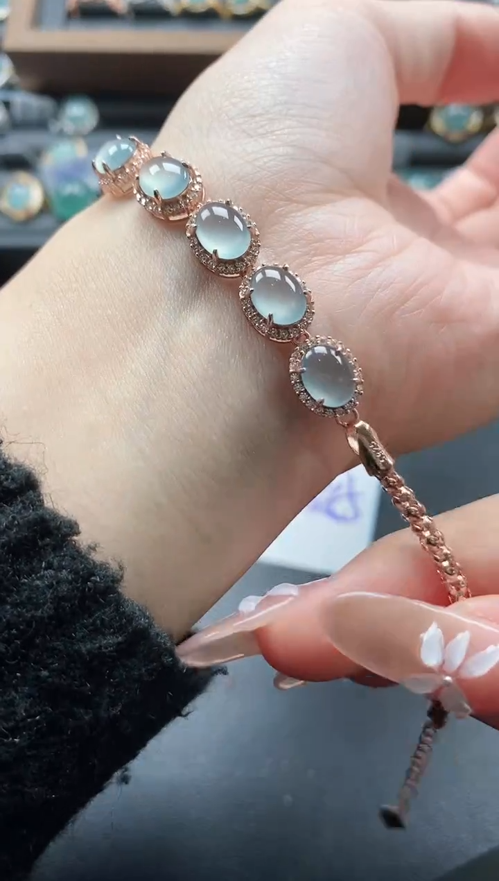 【闪购商品】翡翠戒指银S925镶嵌51151-5