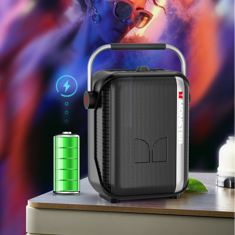 【MONSTER/魔声】P12 蓝牙K歌音响室内户外音响手提演出无线便携式