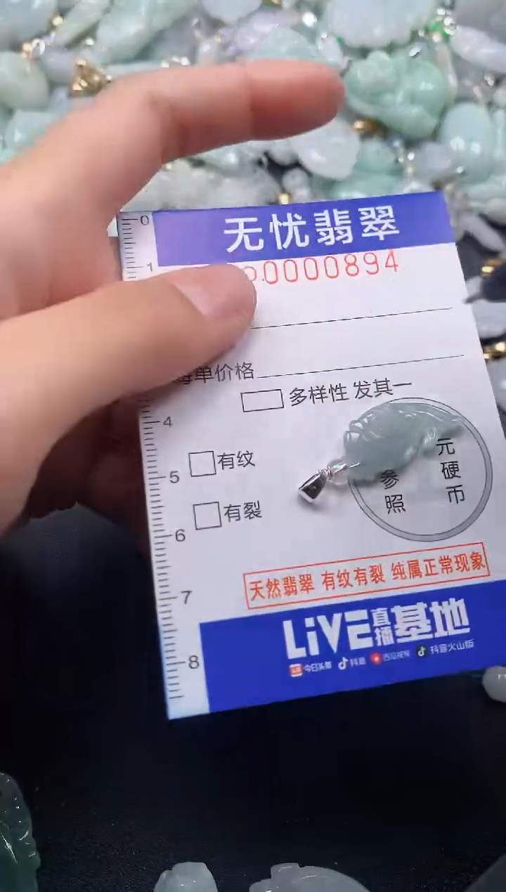 颈饰未镶嵌翡翠894