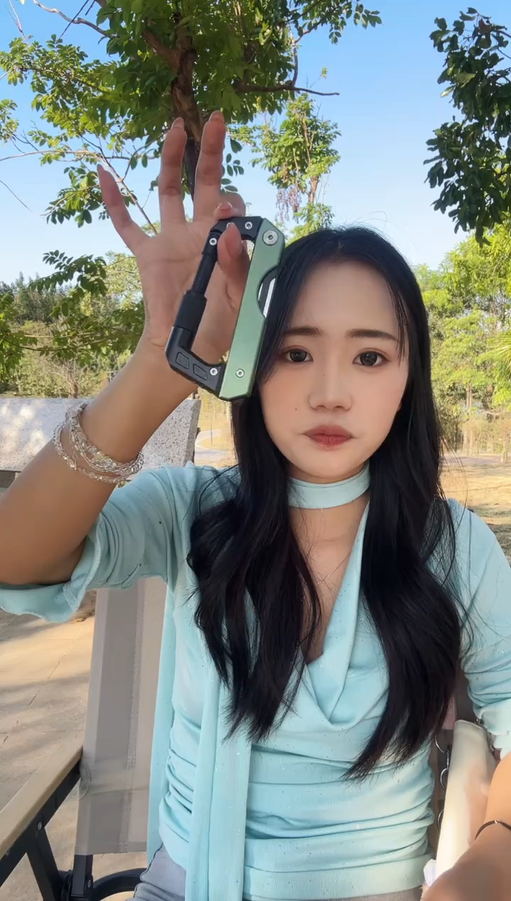 新品登山扣多功能刀带破窗批头功能，SK-029K绿色