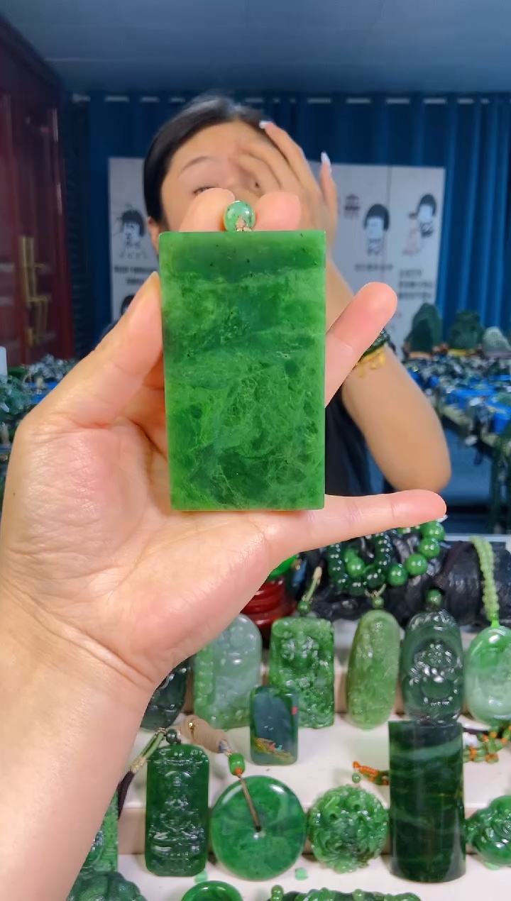 和田玉未镶嵌挂件1