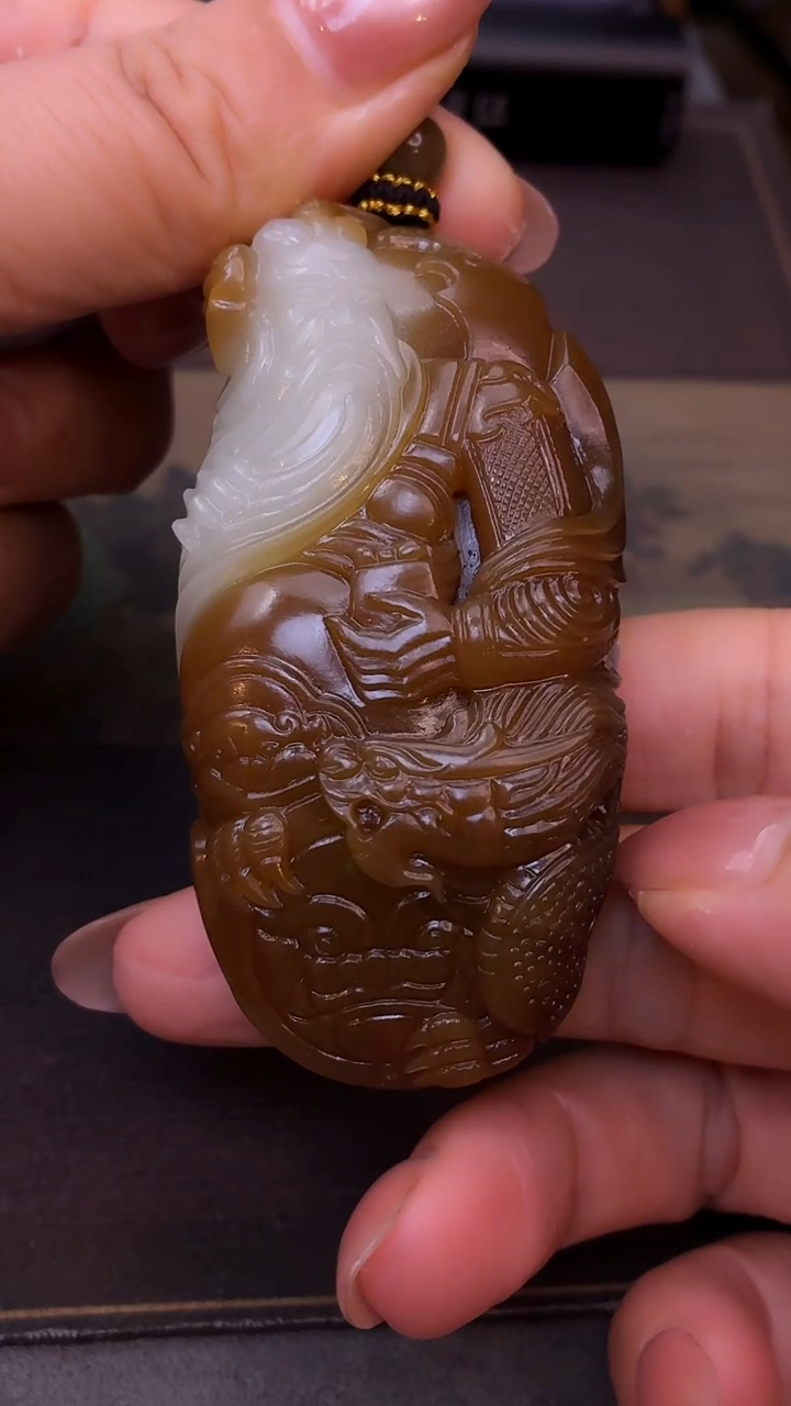 吊坠(不含链)未镶嵌和田玉和田玉吊坠