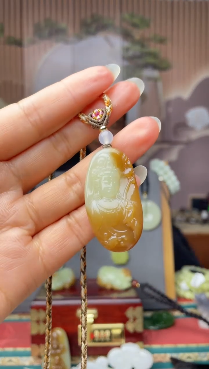 颈饰未镶嵌和田玉拍一发一
