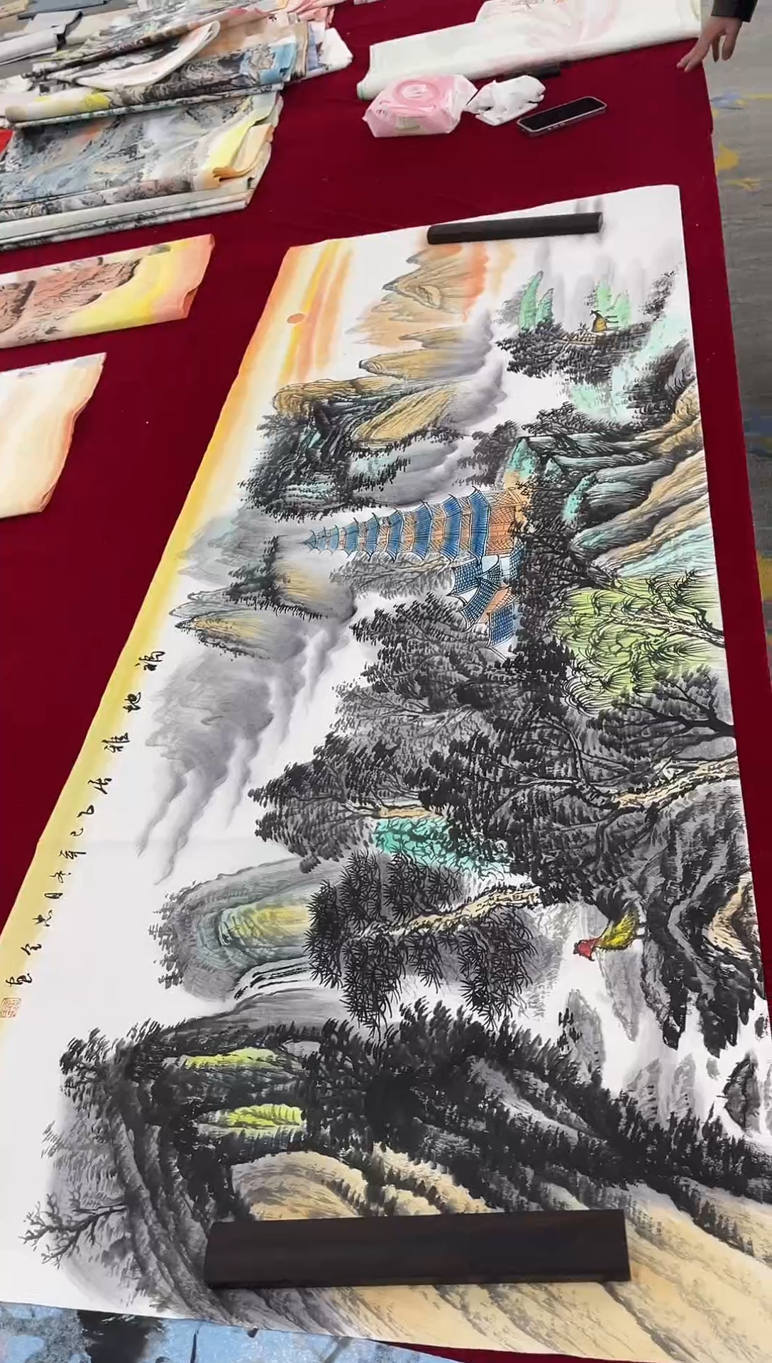 名人名画手工制作
