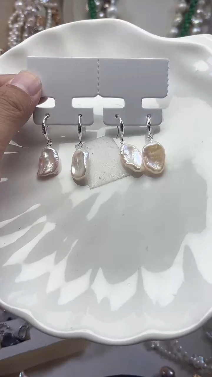 未镶嵌耳饰淡水珍珠【纯恬珠宝】（多样性发货发一）