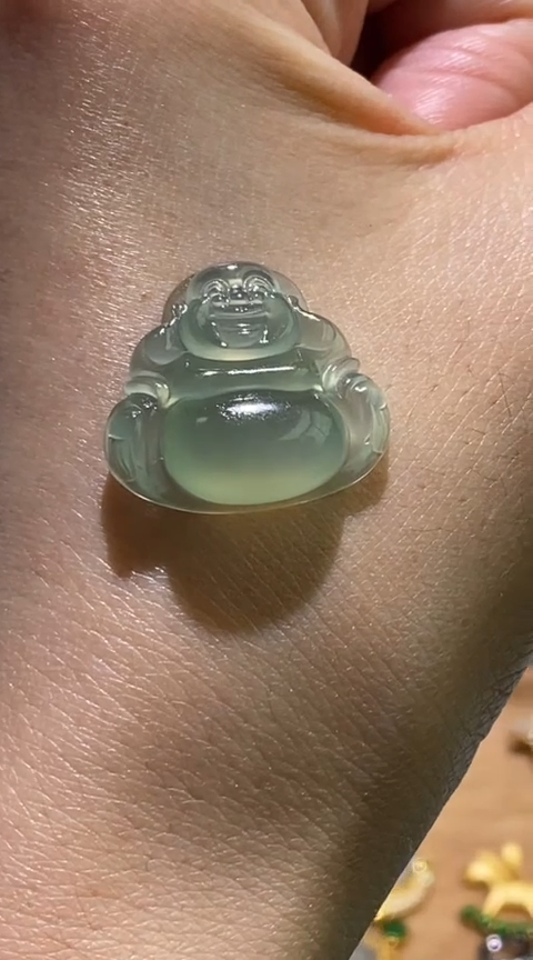 未镶嵌定制翡翠佛公~