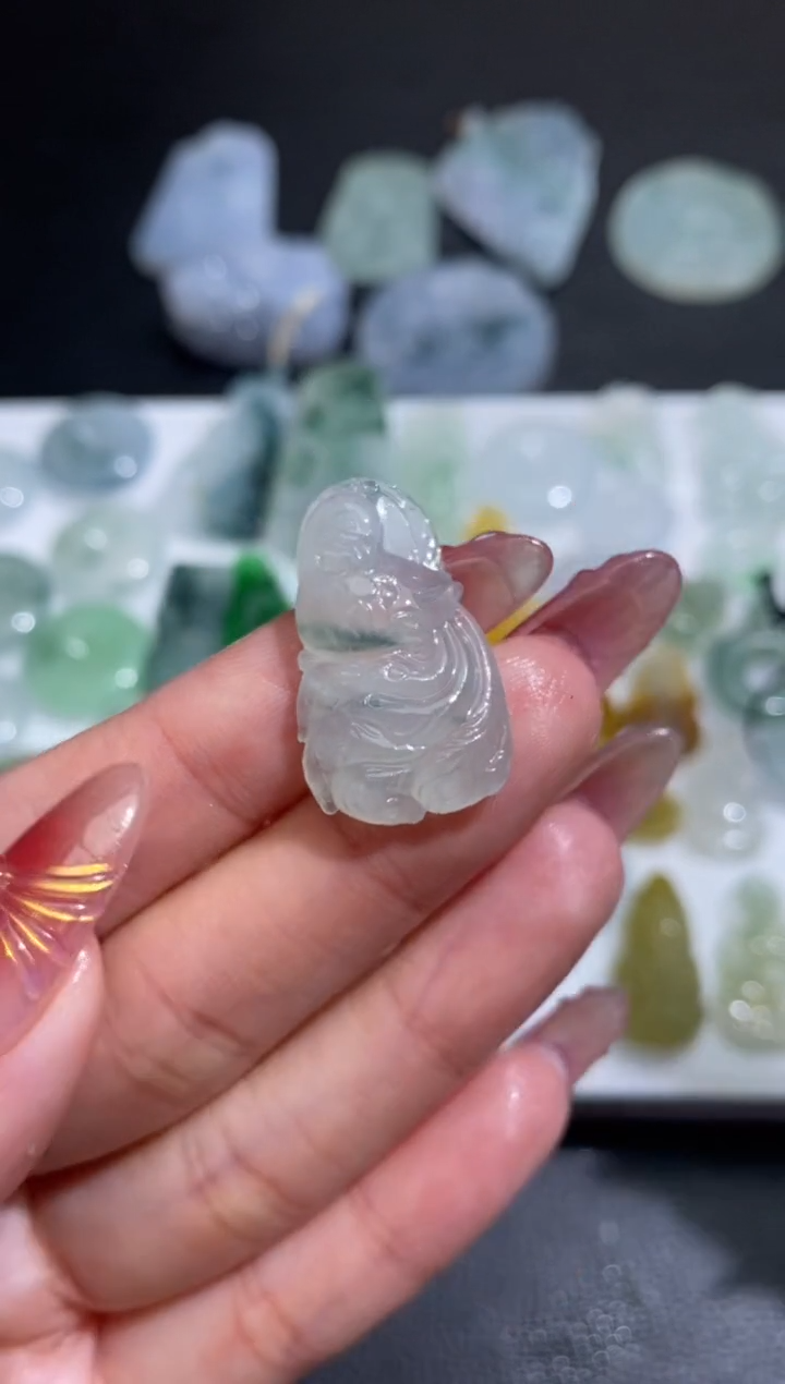未镶嵌定制翡翠翡翠毛货~