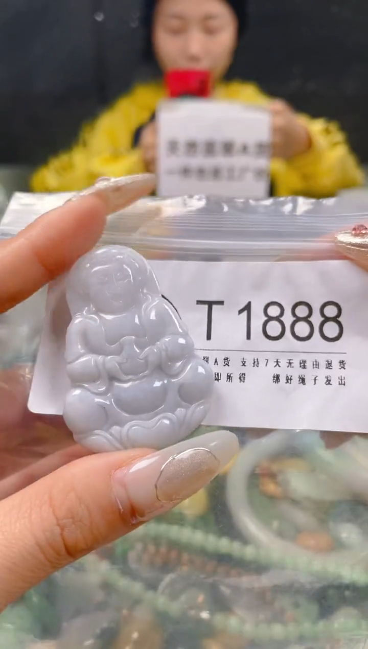 【闪购商品】翡翠颈饰未镶嵌/T/翡翠A货一图一物