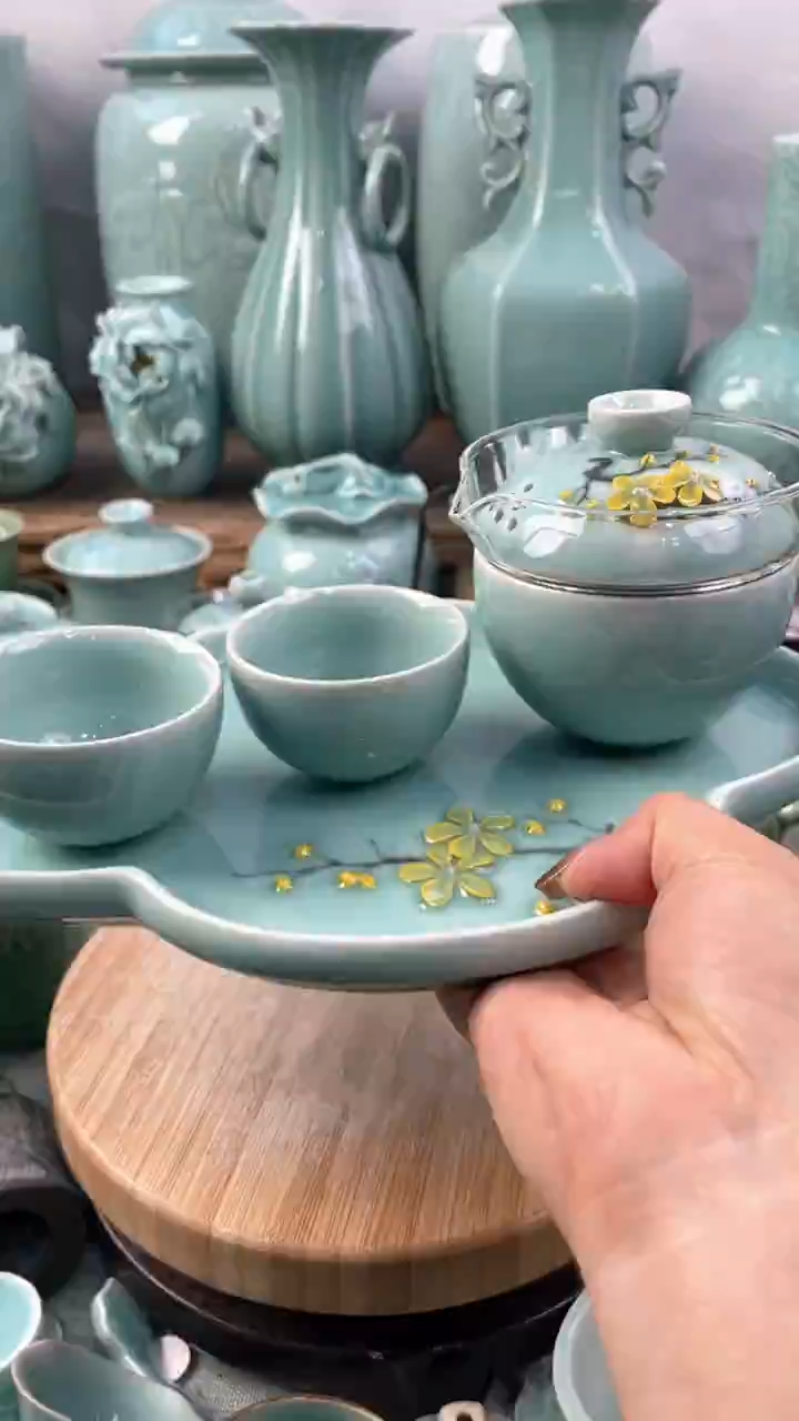 【闪购商品】特价 微瑕 慧仙青瓷