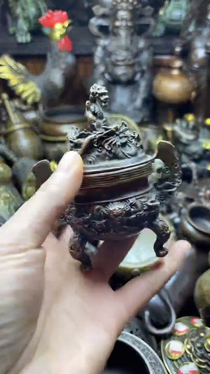 闪购链接，点击下单，有运费险，铜摆件