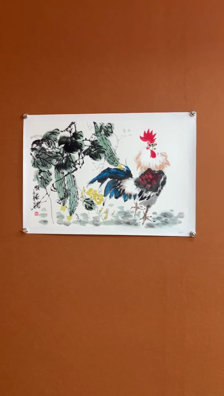 【闪购商品】国画荣宝斋甄选谭峥嵘花鸟作品2.7平尺带证书