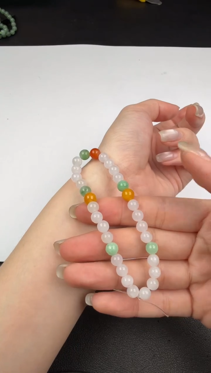 未镶嵌手串翡翠翡翠饰品-163