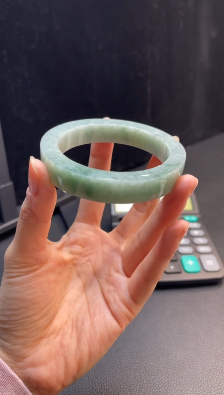 未镶嵌手镯定制翡翠冬****W手镯