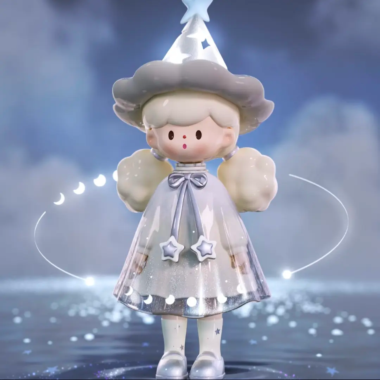 【拆盒】molinta爆米花妹妹新品追光系列潮玩盲盒