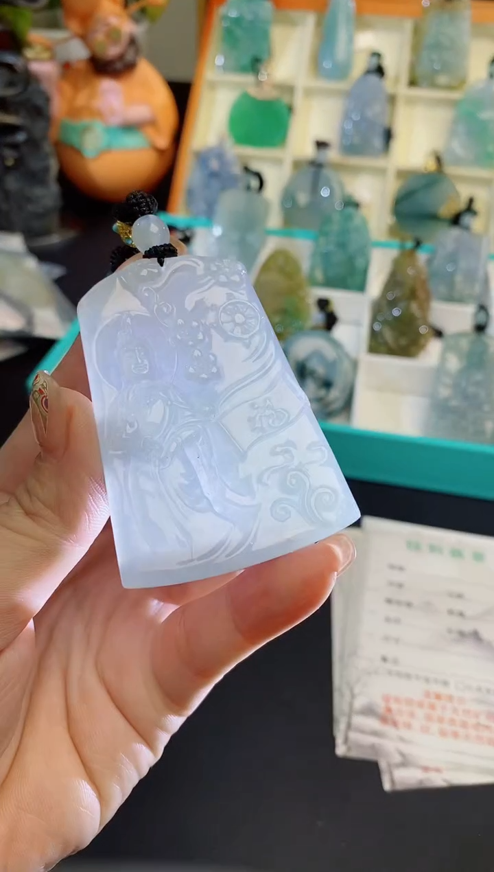 吊坠(不含链)未镶嵌翡翠缅甸天然翡翠吊坠