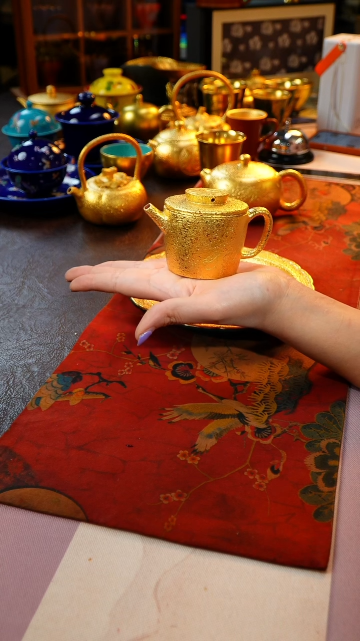 茶杯紫砂【宜景窑系列】金壶