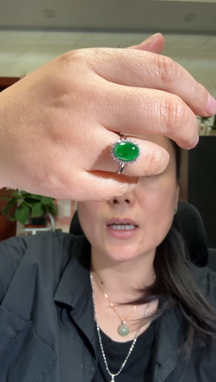 颈饰银S925镶嵌翡翠00008180