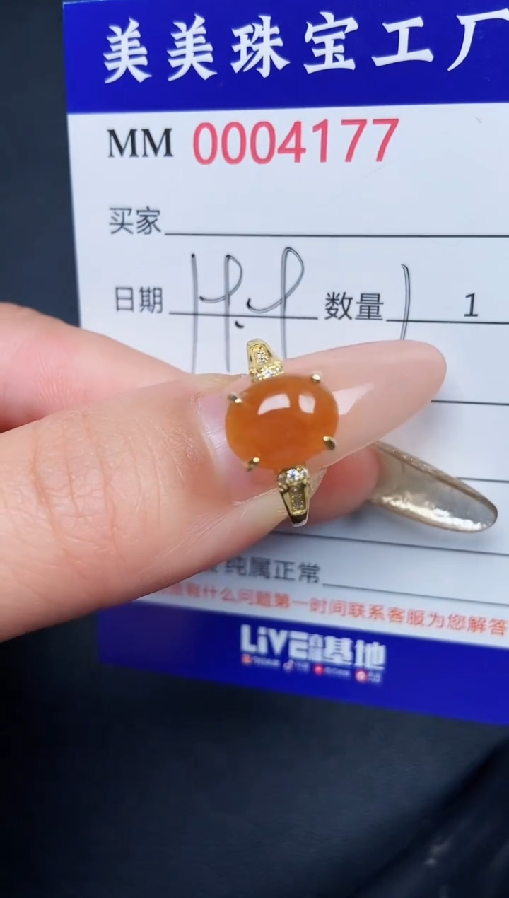 【闪购商品】翡翠颈饰银S925镶嵌4177