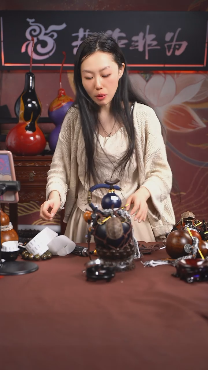 【闪购商品】858号500ml左右的非遗漆器酒葫芦
