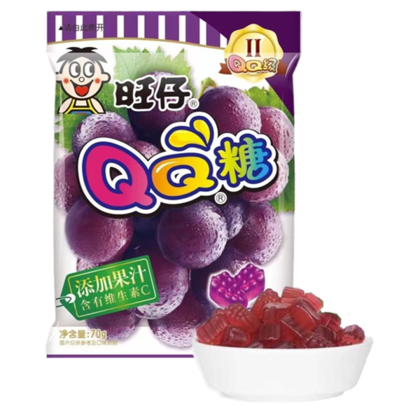 旺仔QQ糖葡萄味 70g