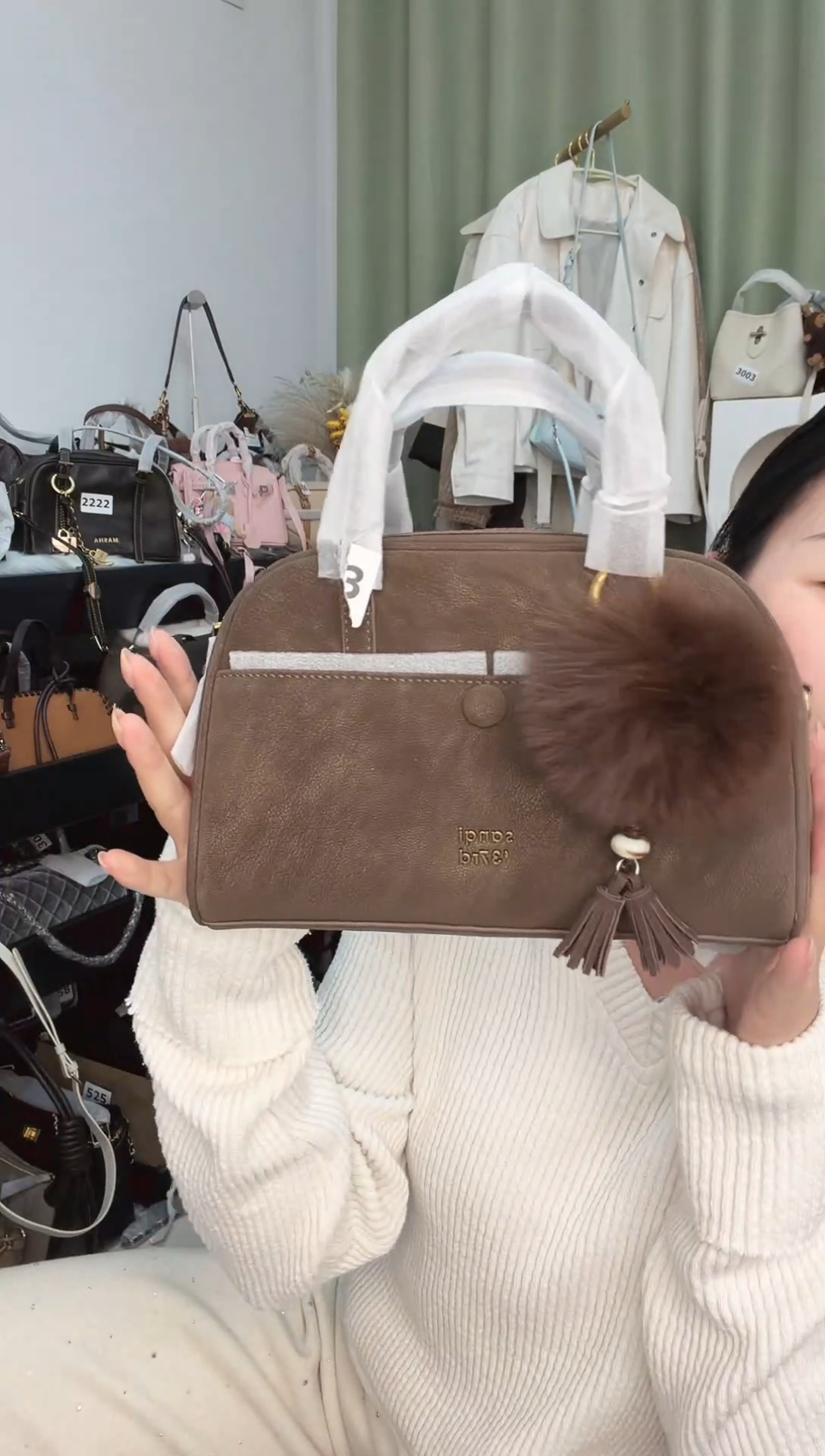 真皮37乌木擦色波士顿