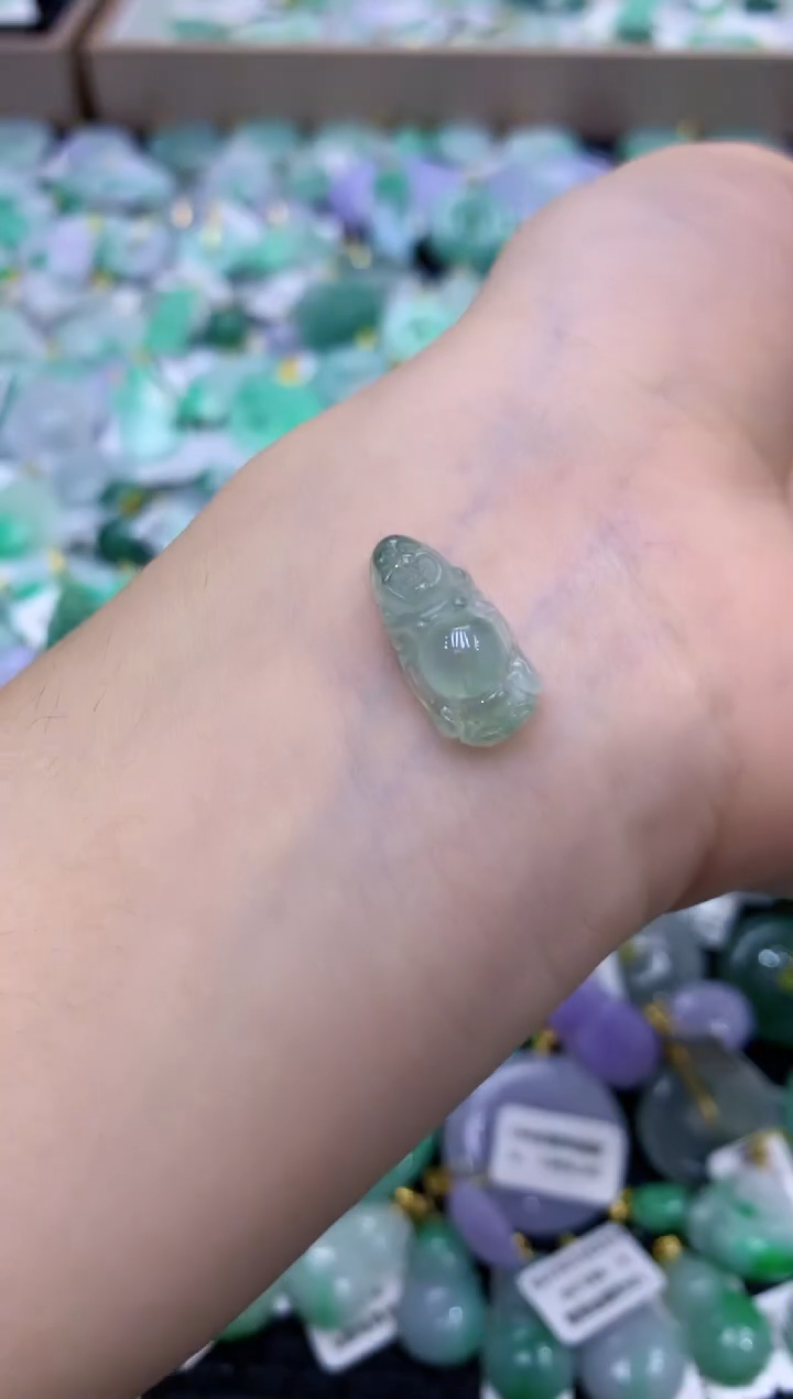 颈饰未镶嵌翡翠天然缅甸翡翠A货